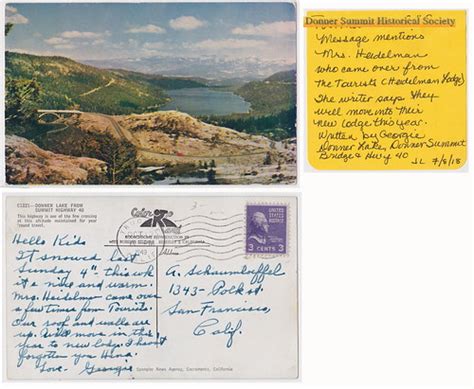 Dshs1033donner Memorial Bridge Donner Lake Color Postcard Flickr