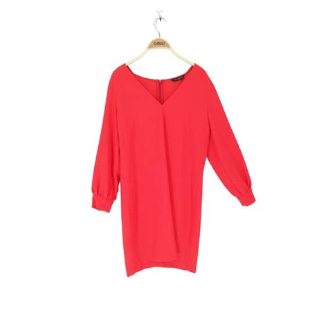 Robe Mi Longue Tr S Bon Tat Rouge Tara Jarmon La Redoute