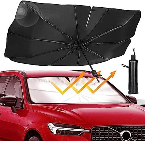 ULHYC Car Windshield Sun Shade Umbrella UPF50 2023 Upgraded Opening