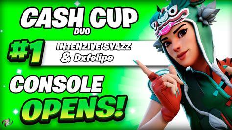 TOP 1 DUO CONSOLE CASH CUP ZB OPENS ITZ Syaaz YouTube