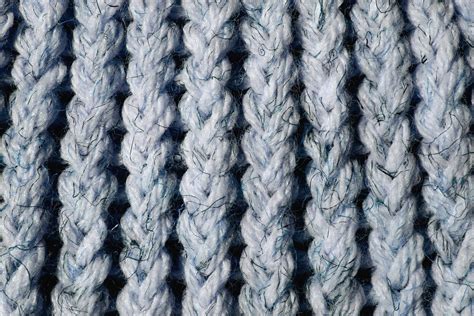 Light Blue Knit Yarn Close Up Texture Photos Public Domain