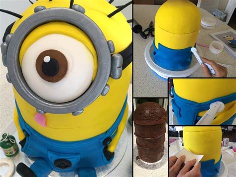 How To Make Bake A Despicable Me Minion Cake Step By Step Tutorial ~ Part 1 Youtube