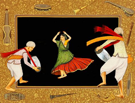 A Folk Dancer From Rajasthan Exotic India Art