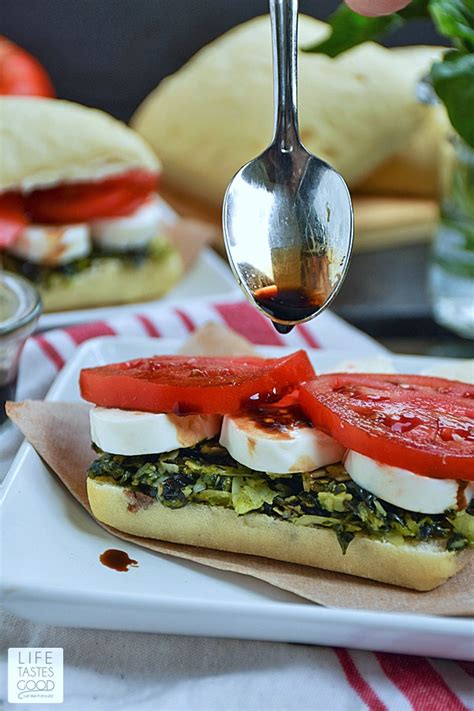 Caprese Sandwich Recipe Life Tastes Good