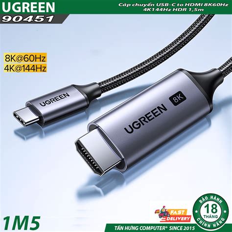 Cáp Chuyển VGA sang HDMI Audio Ugreen 50945 CM513 dài 30cm có cổng