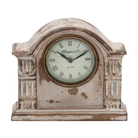 Woodland Imports Traditional Wooden Mantle Clock Reviews Wayfair