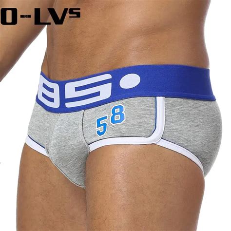 Brand Men Underwear Briefs U Convex Breathable Mesh Penis Pouch Slip Homme Cotton Sexy Cuecas