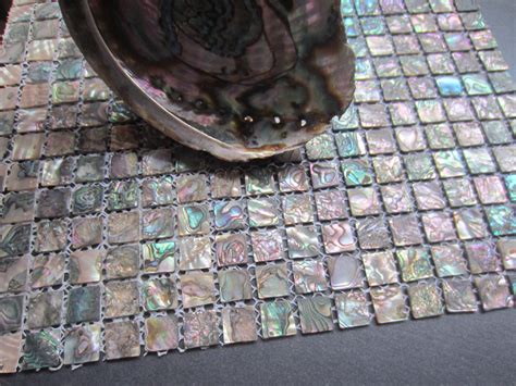 Online Cheap Abalone Shell Green Mosaic Tilekitchen Backsplash Tiles