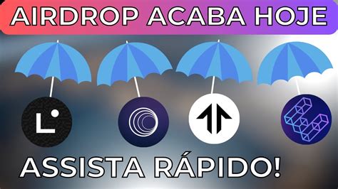 ASSISTA RÁPIDO AIRDROP ACABANDO HOJE Airdrop Updates 1 YouTube