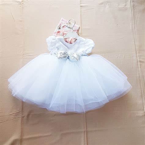 Baby Girl Tulle Dress Flower Girl Tulle Dress First Birthday Baby