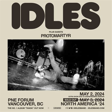 Idles Love Is The Fing Tour Pne