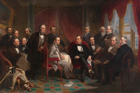 Washington Irving And His Literary Friends At Sunnyside Illustration