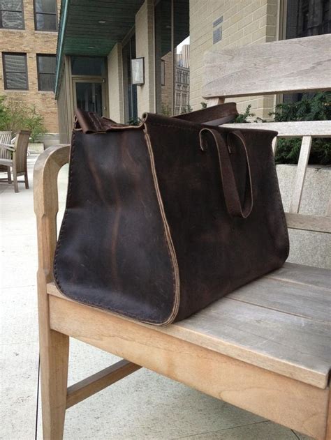 Leather Weekender Mens Leather Duffle Handmade Leather Etsy France