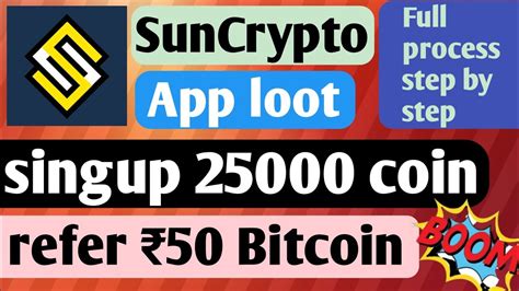 SunCrypto App Huge Loot Signup 25000 Shib Refer 50 Bitcoin