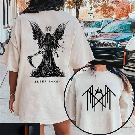 Sides Sleep Token Reaper Angel Shirt Sleep Token Sweatshirt Retro