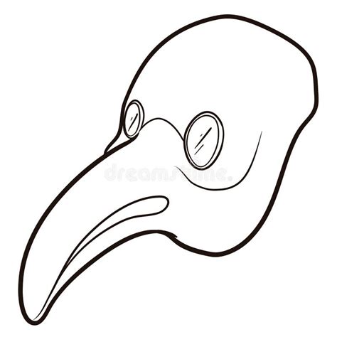 Plague Doctor Mask Drawing