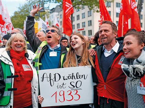 Clashes As German Anti Immigration Party AfD Stages Showdown Europe