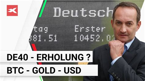 DE40 Erholung Ja Trendwende Nein BTC Gold USD Salomons