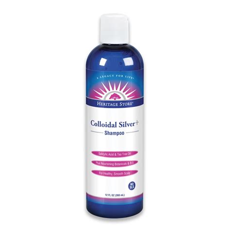 Colloidal Silver Shampoo Heritage Store 12 Oz Liquid