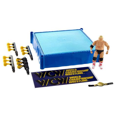 WWE Wrestling WWE Hall of Fame Retro WCW Ring Exclusive Playset ...