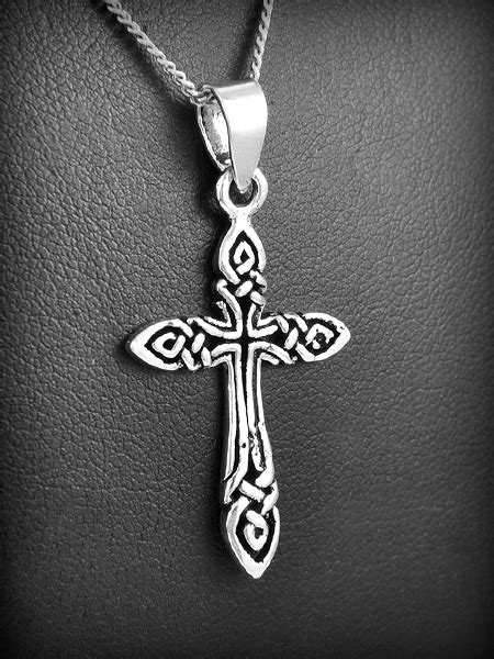 Pendentif Argent Croix Celtique Ajourée EXCALIBUR Bijoux