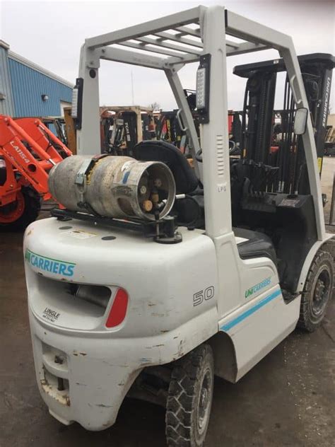 Unicarriers Model Mp1f2a25lv 5000 Pneumatic Tire Lpg Forklift