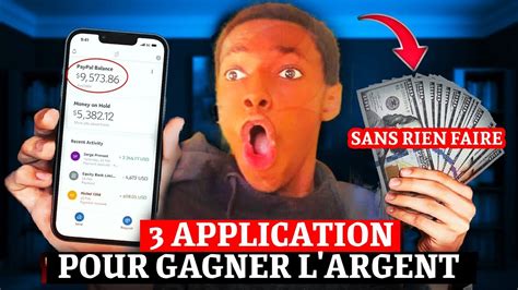 3 APPLICATION POUR GAGNER DE L ARGENT AVEC SON TELEPHONE YouTube