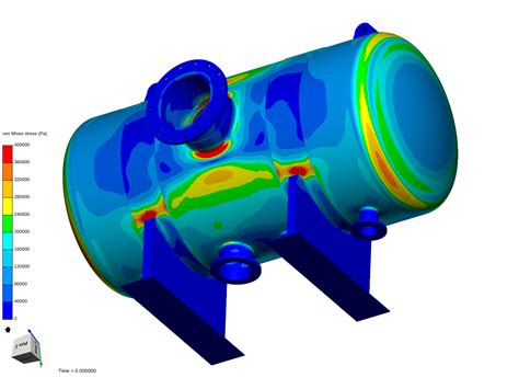 Pressure Vessel Fea By Dheiny Simscale