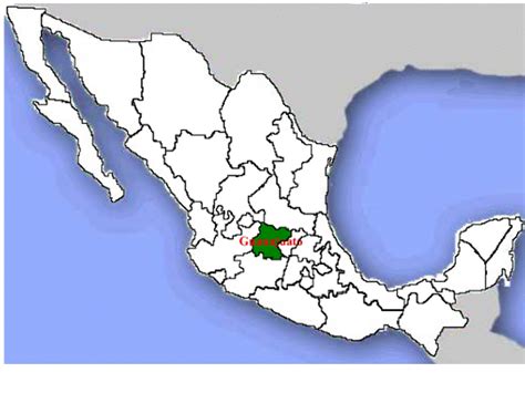 Guanajuato Mapa