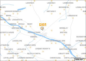 Gien (France) map - nona.net