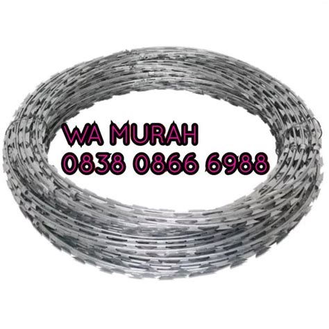 Jual Kawat Duri Silet BTO22 Untuk Bangunan Razor Wire Bto 22 Kawat Anti