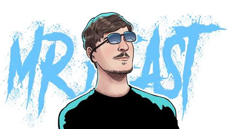 How To Draw Mr Beast Easy Youtube