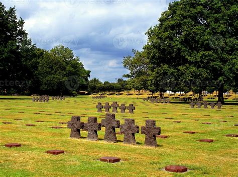 La Cambe German Cemetery Normandy France 32163081 Stock Photo At Vecteezy