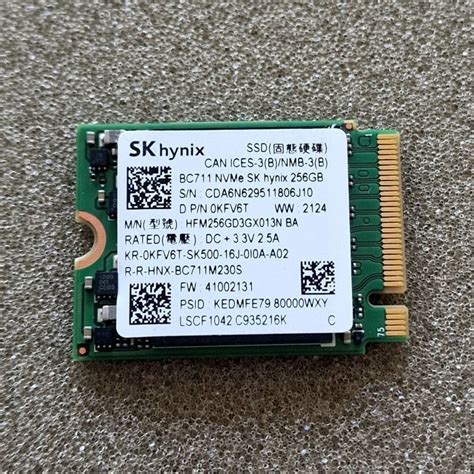 SK Hynix BC711 256GB 2230 PCIe NVMe SSD