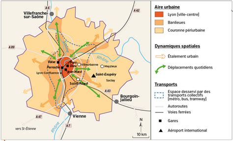 Étude de cas l aire urbaine de Lyon Site de hgmezenc