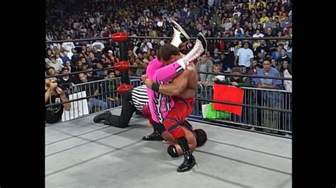 Bret Hart Vs Chris Benoit Owen Hart Tribute Match WCW Nitro October 4