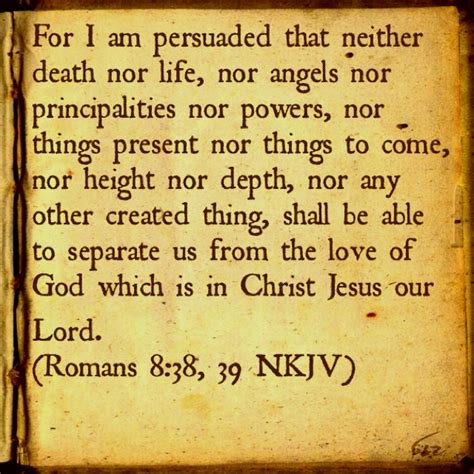 Romans 8 38 39 NKJV Scripture Quotes Etc Pinterest