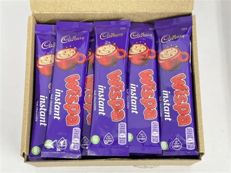 CADBURY WISPA INSTANT Hot Chocolate Drink Stickpack Sachets 27g Pack