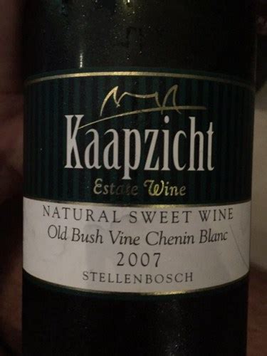 Kaapzicht Chenin Blanc Old Bush Natural Sweet Vivino Us