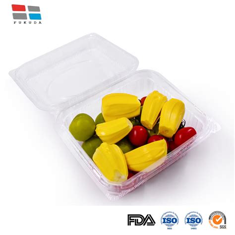 Fukuda Package Material China Biodegradable Plastic Pla Clamshell Food