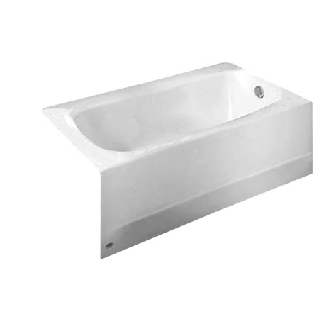 Bootz Aloha Afr X Porcelain Enamel Alcove Bathtub In