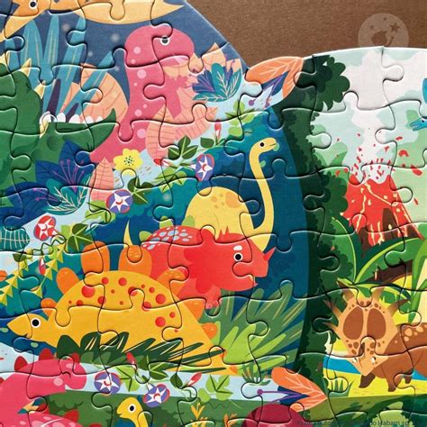 Puzzle Edukacyjne DINOZAUR TRICERATOPS 180 Szt Sklep Habarri Pl