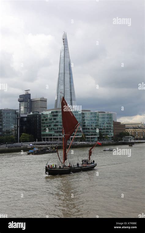 Historic Thames Barge Parade Stock Photo - Alamy