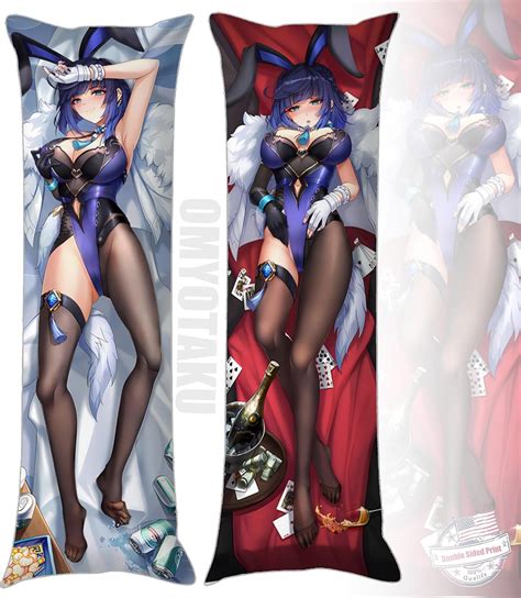 Amazon Anime Yelan Cosplay Dakimakura Genshin Impact Waifu Hugging