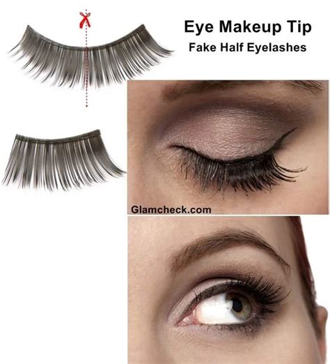 Eye Makeup Tip Fake Half Eyelashes