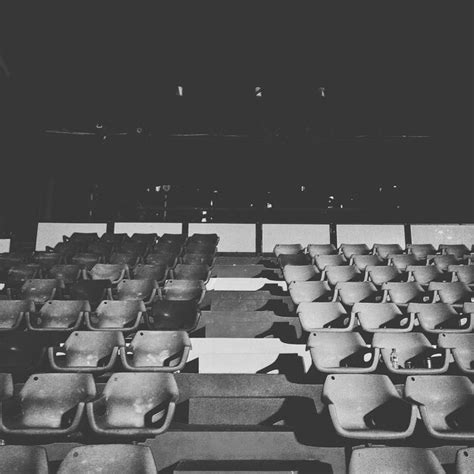 Premium Photo Low Angle View Of Chairs In Stadium