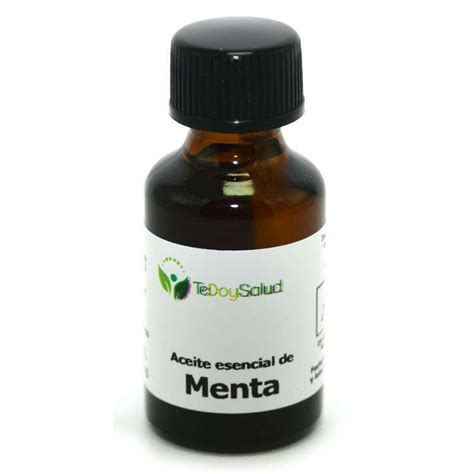 Aceite Esencial Menta Piperita Bio 15 Ml Tedoysalud Distribuidor De