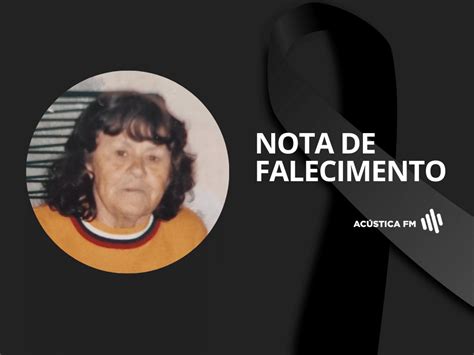 Nota De Falecimento Maria Belony Rodrigues Boeira Aos 83 Anos