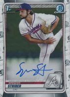 Spencer Strider 2020 Bowman Draft CDA SS Chrome DP Auto 1st Price