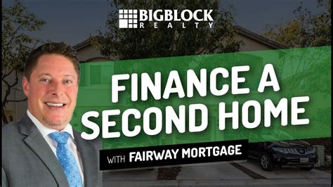 How You Can Finance A Second Home Fairway Mortgage Youtube